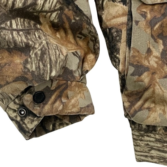 Northwest Territory Men's Hunting Bomber Jacket XL Camouflage‎ Insulated Snaps - Picture 11 of 16